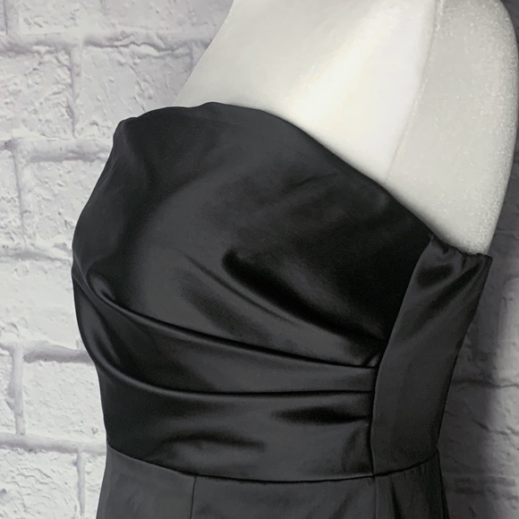 The Limited Black Sleeveless Satin Dress - Picture 3 of 8